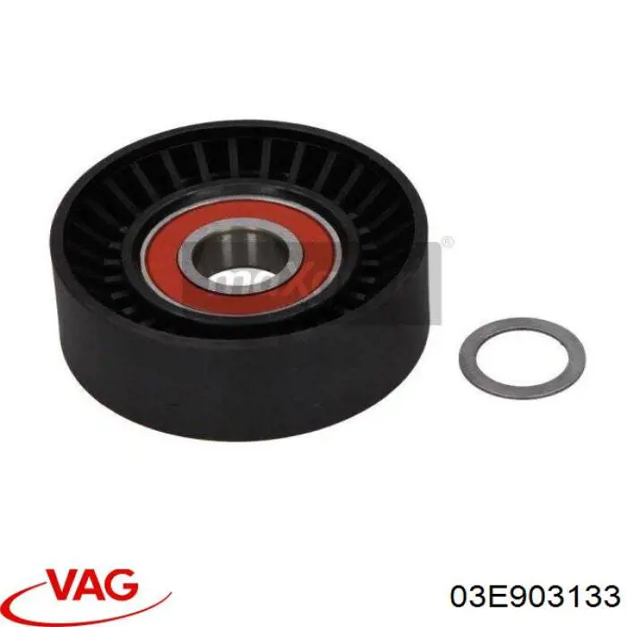 Tensor de la correa trapecial poli v VAG 03E903133