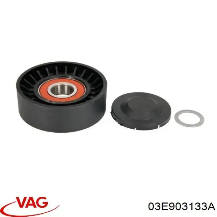 Tensor de correa poli V 03E903133A VAG