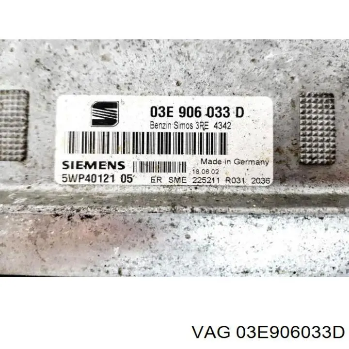 03E906033D VAG Centralina Del Motor