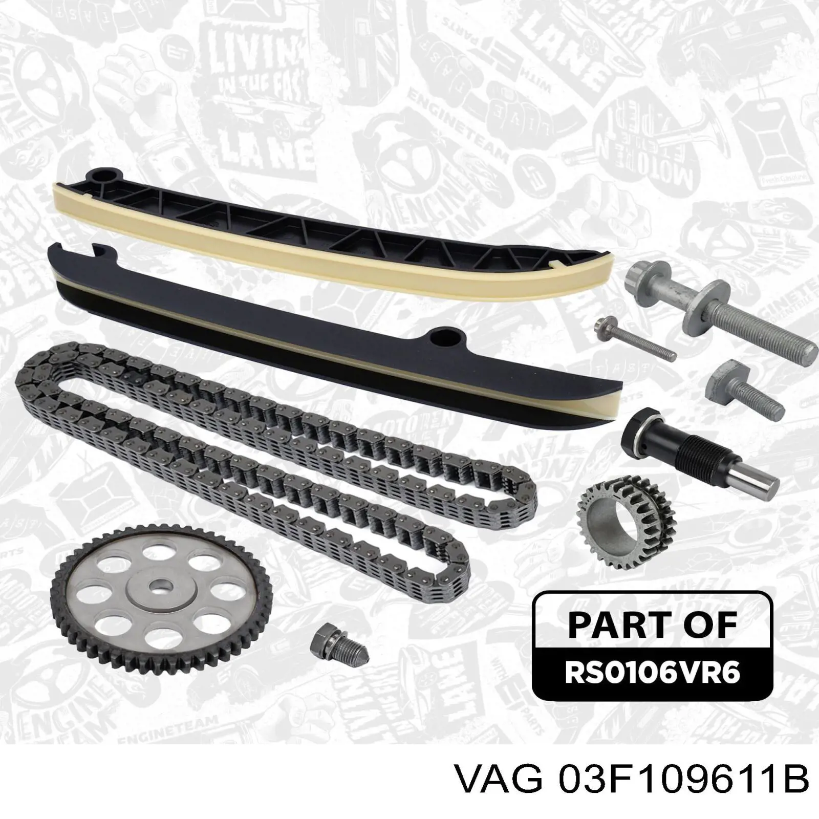 03F109611B VAG Válvula de escape