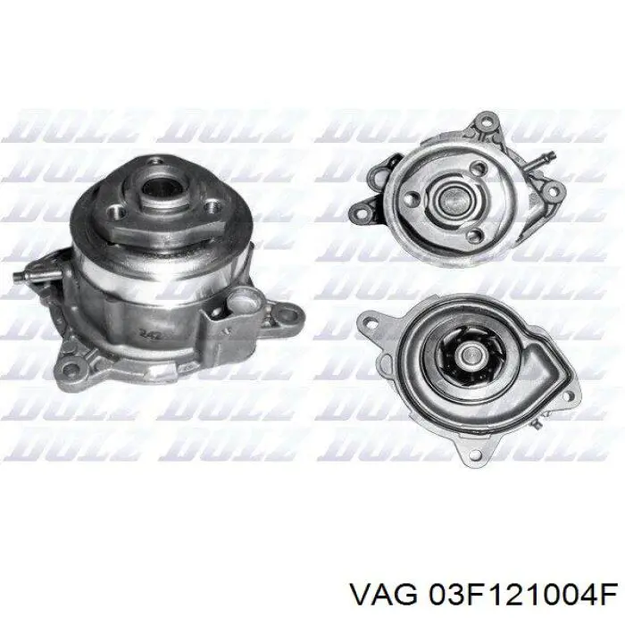 03F121004F VAG Bomba refrigerante coche
