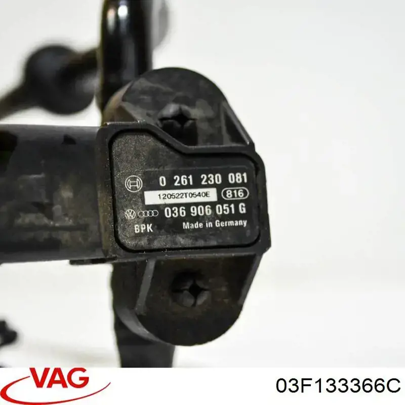Tubo de vacío del servofreno 03F133366C VAG
