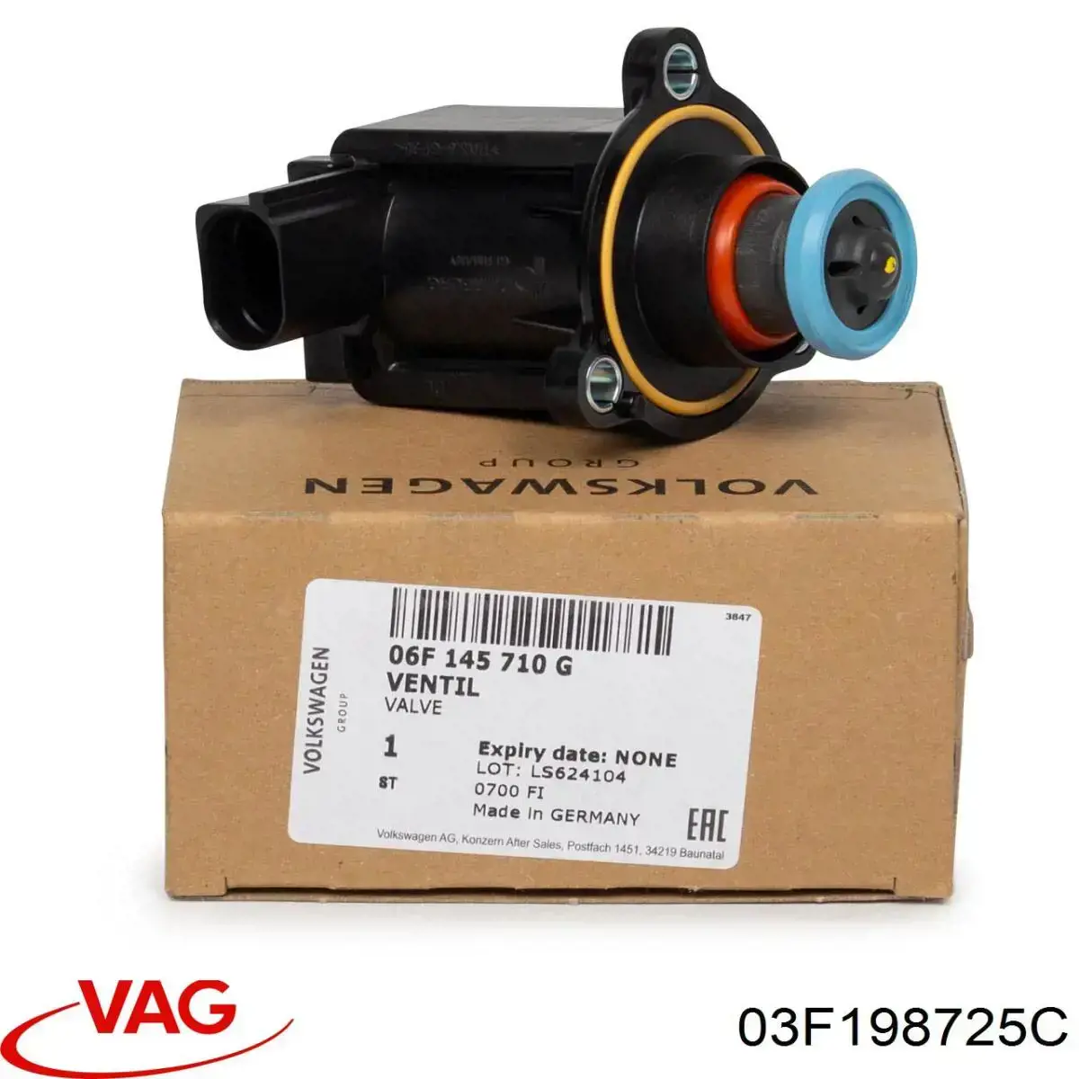 Válvula control turbo VAG 03F198725C