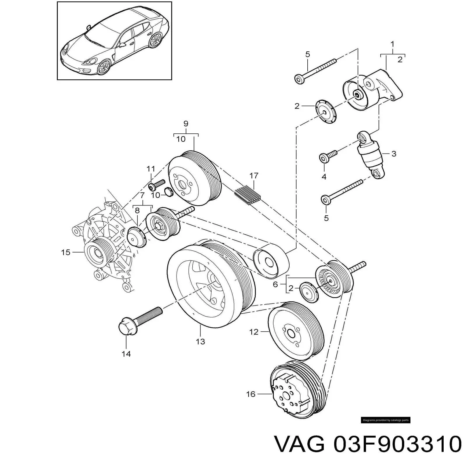  VAG 03F903310 precio, desde 6,38 EUR