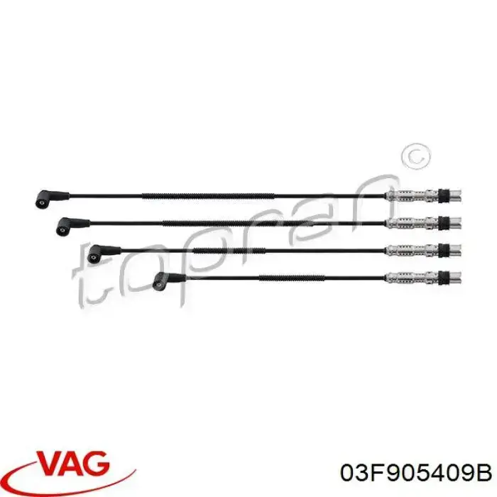 03F905409B VAG Cables de alta tensión, juego