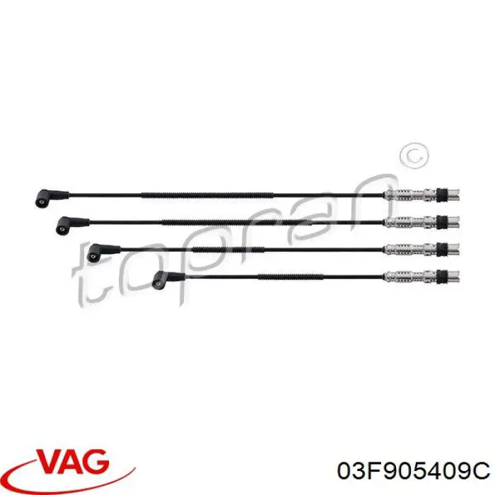 Comprar 03F905409C VAG Cable de bujía