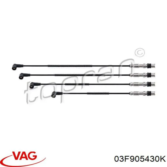 03F905430B VAG cable de encendido, cilindro №3