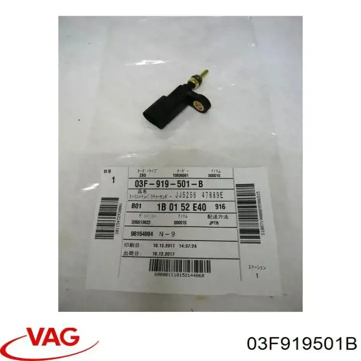 Sensor, temperatura del refrigerante (encendido el ventilador del radiador) Volkswagen Tiguan 1 5N1, 5N2