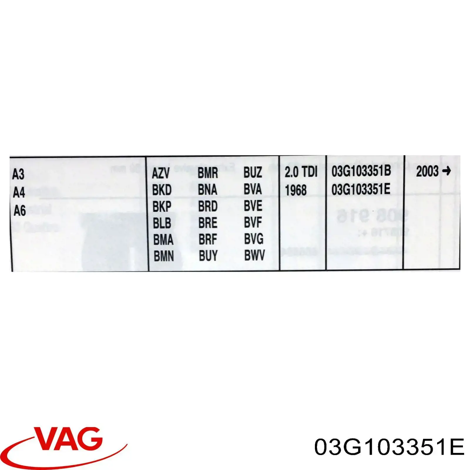 Cabeza de cilindro VAG 03G103351E precio, desde 482,06 EUR