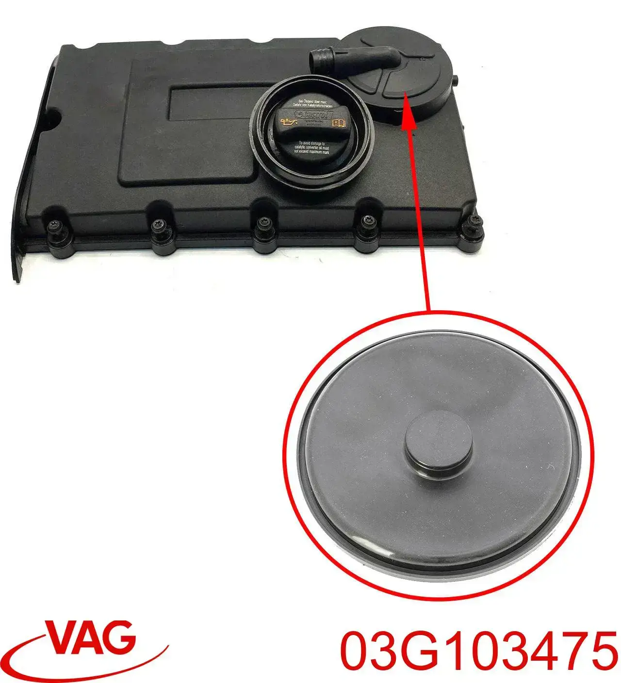 03G103475 Mitsubishi Membrana del separador de aceite