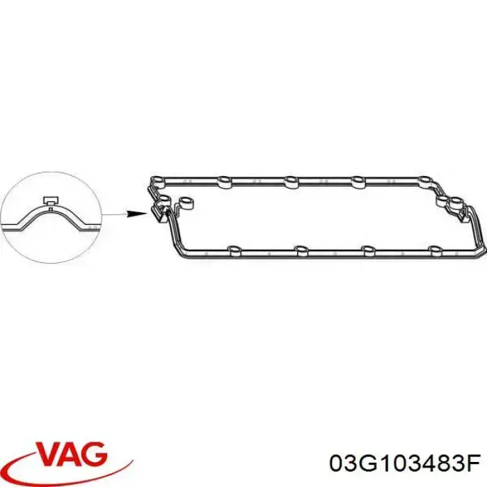 Comprar 03G103483F VAG Junta de tapa de balancines