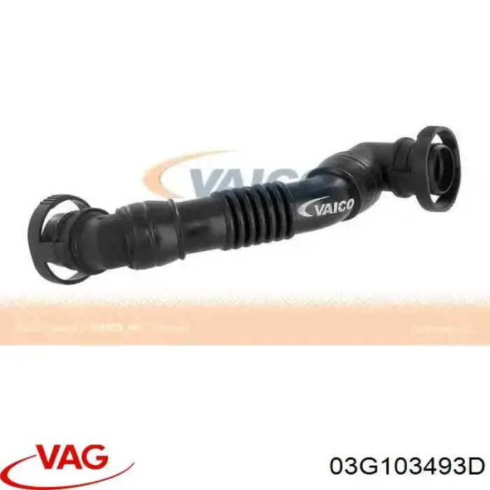 V102940 VEMO/Vaico tubo de ventilacion del carter (separador de aceite)