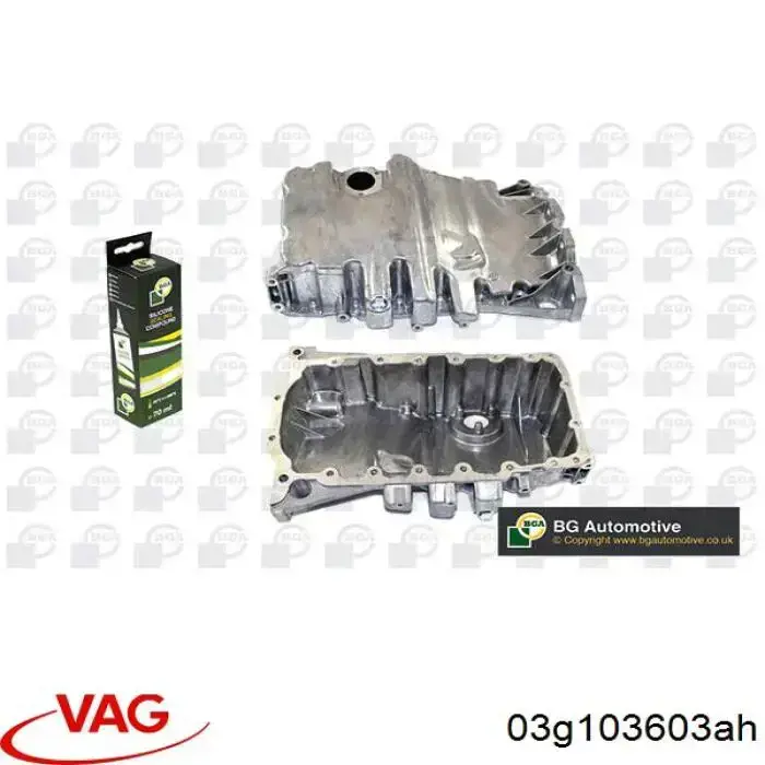 Cárter de aceite del motor 39506 Metalcaucho