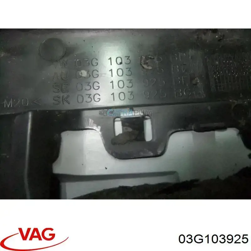 03G103925 VAG Tapa del motor decorativa