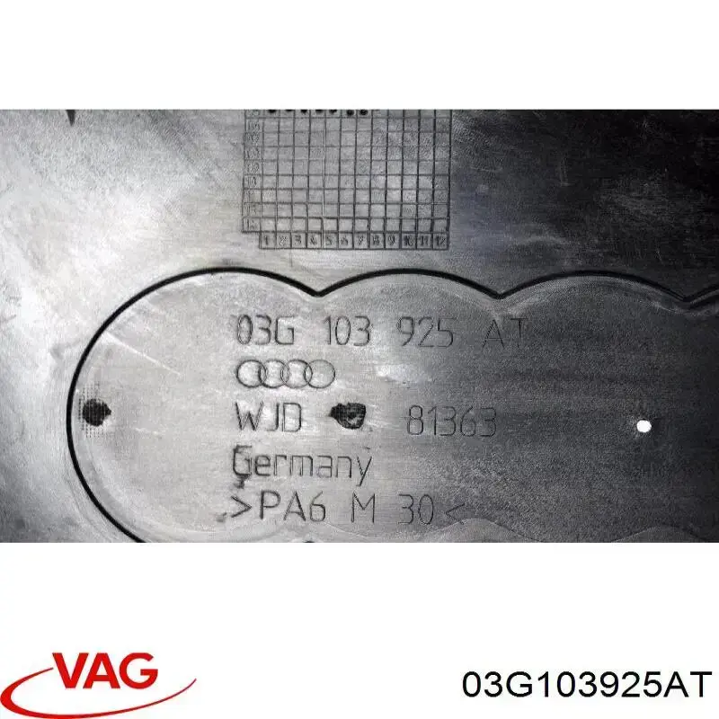 Comprar 03G103925AT VAG Tapa motor