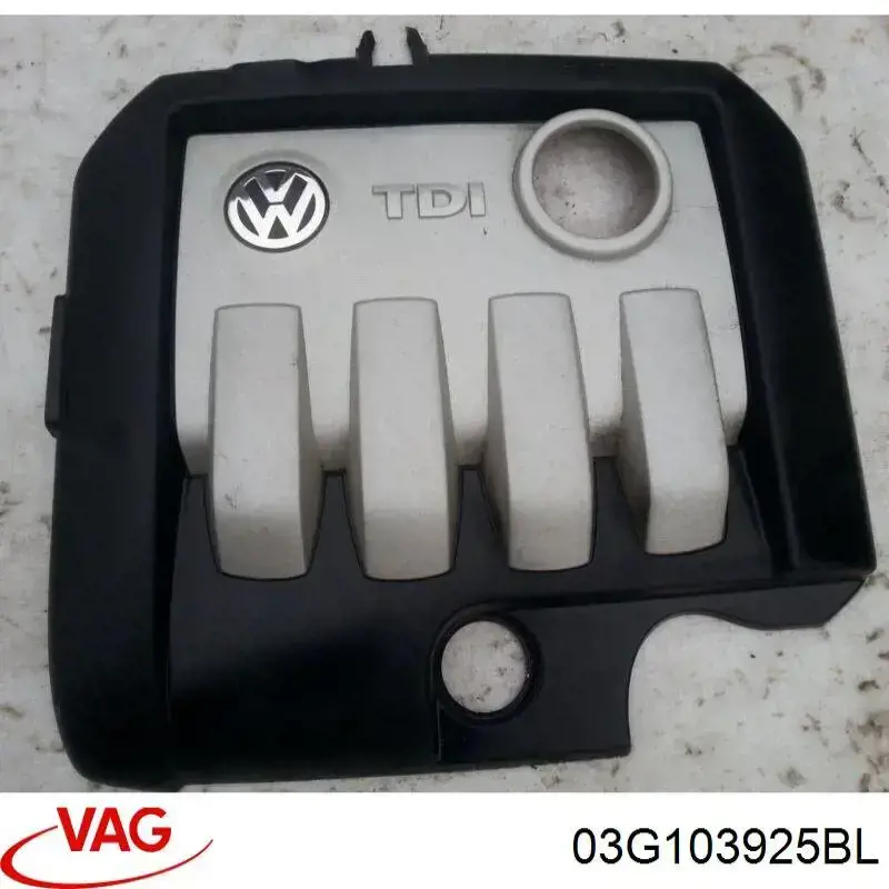 03G103925BL VAG cubierta de motor decorativa