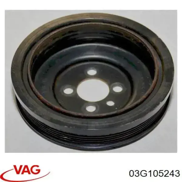 Polea, cigüeñal Volkswagen Golf 8 CD1, DA1