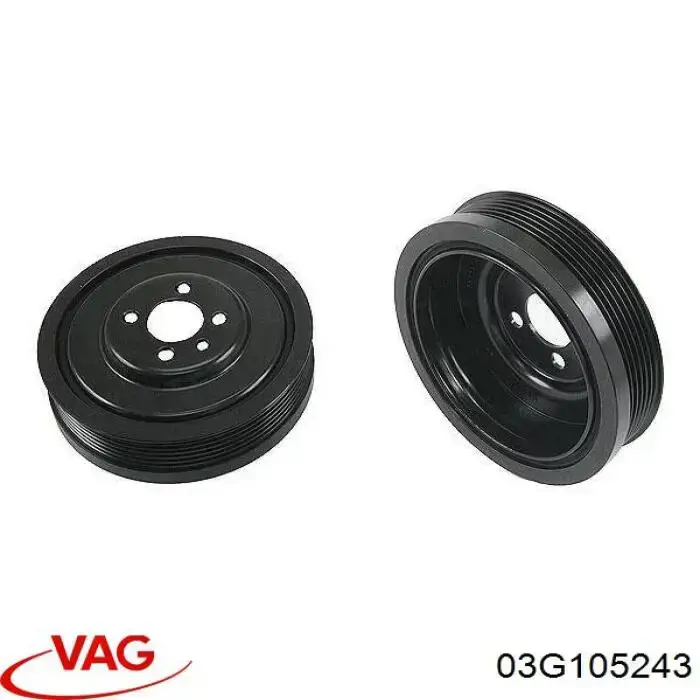 Polea, cigüeñal Volkswagen Golf 8 CD1, DA1