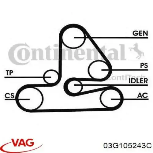 Polea, cigüeñal Volkswagen Golf 8 CD1, DA1