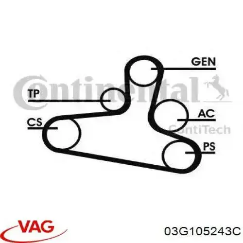 Polea, cigüeñal Volkswagen Golf 8 CD1, DA1
