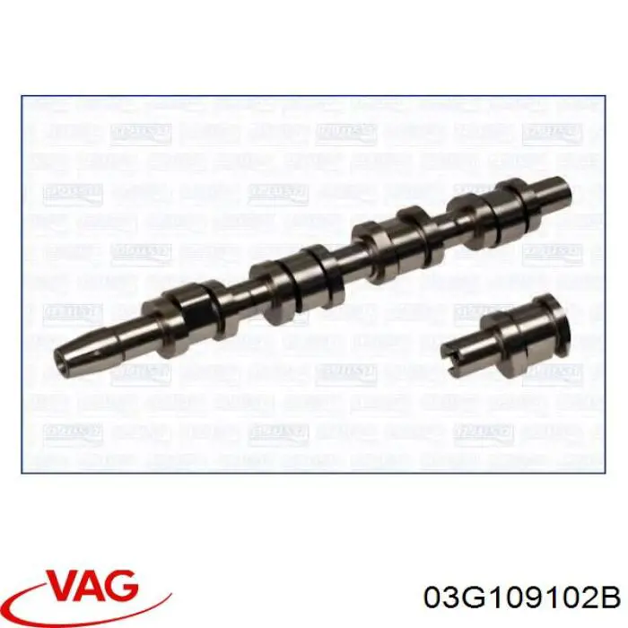 Árbol de levas de escape VAG 03G109102B precio, desde 147,51 EUR
