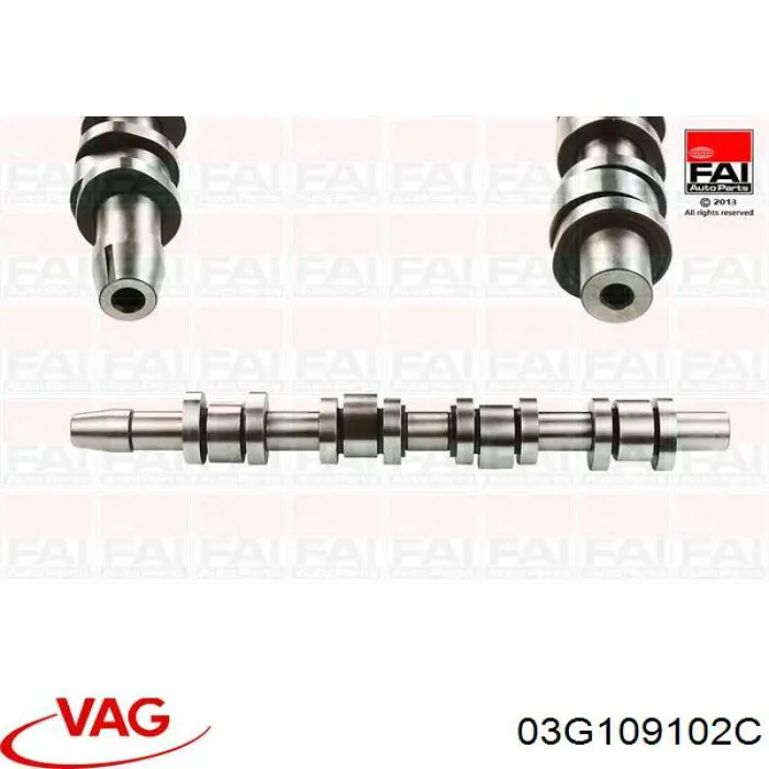 Comprar 03G109102C VAG Árbol de levas de escape