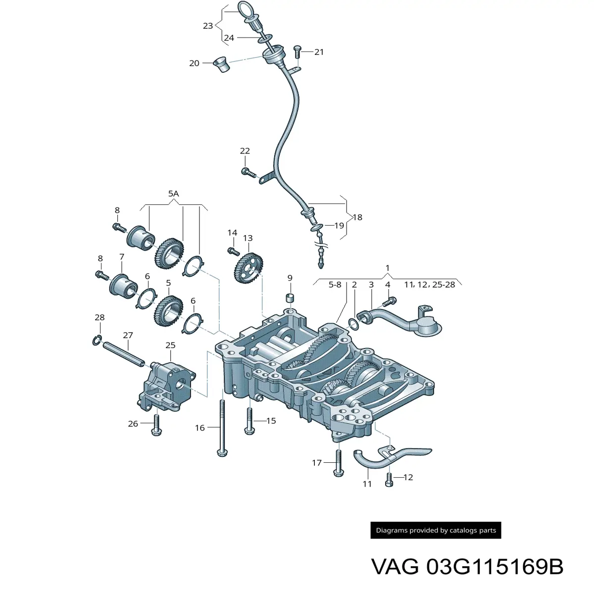 VAG 03G115169B precio, desde 14,29 EUR