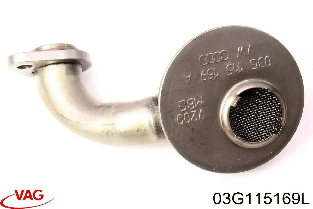 Tubo de aspiración, bomba de aceite 03G115169L VAG