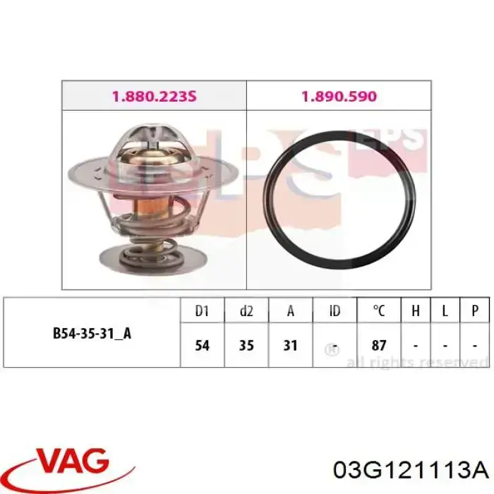 756866 Cautex Termostato de agua