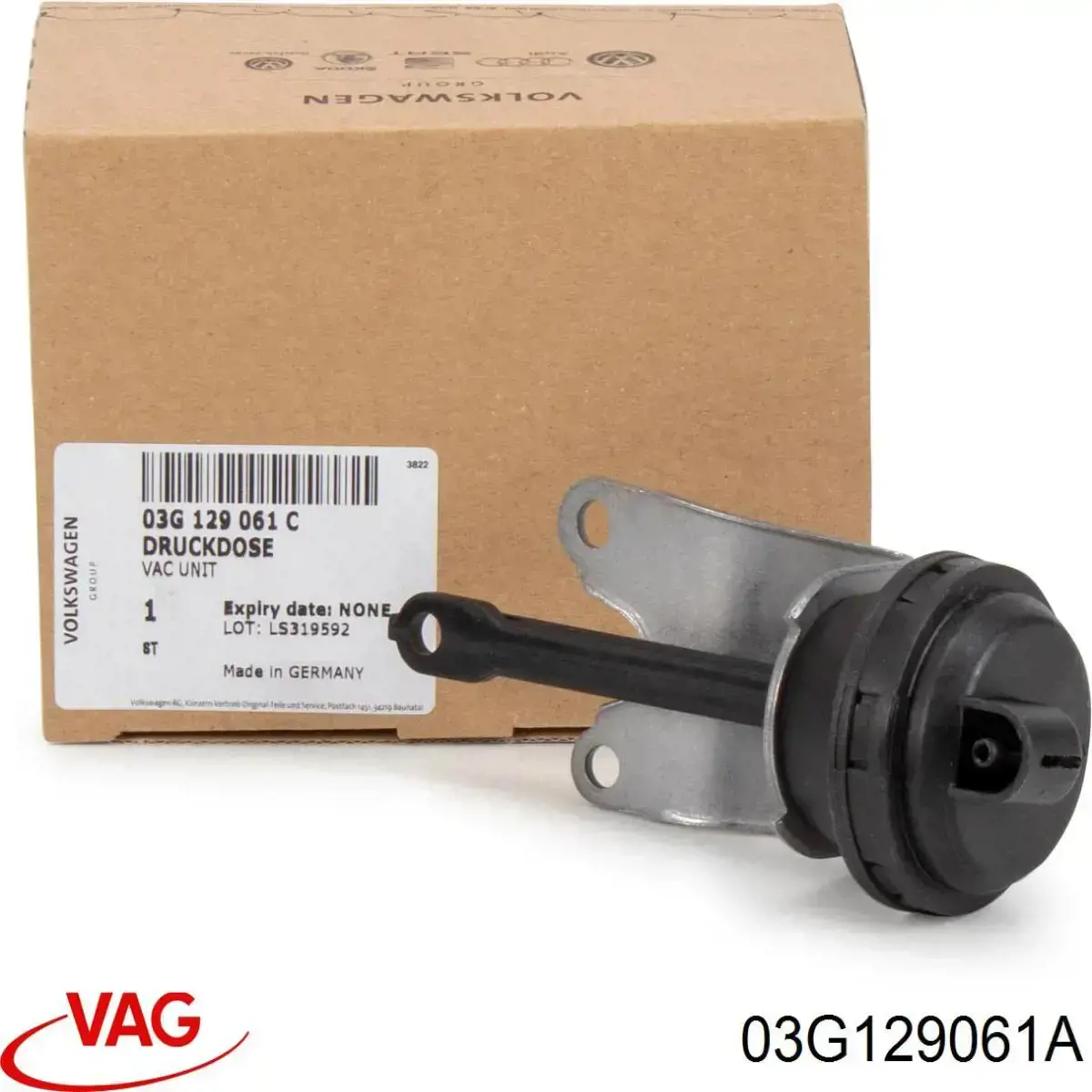 Válvula (actuador) del accionamiento de las mariposas del colector de admisión VAG 03G129061A precio, desde 17,65 EUR