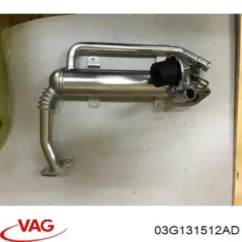 03G131512AD VAG Enfriador de recirculación de gases de escape EGR
