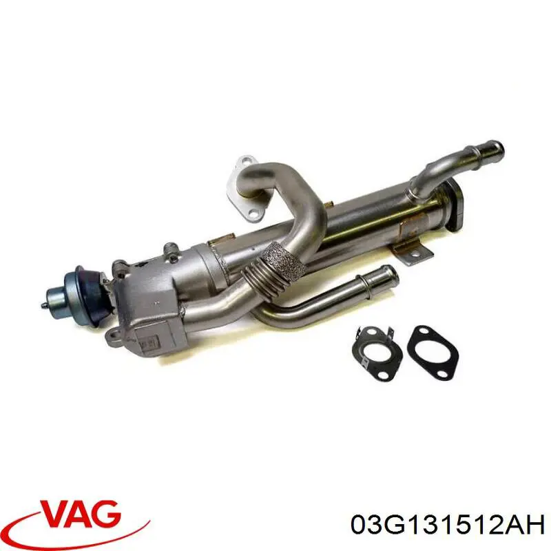 Enfriador de recirculación de gases de escape EGR 03G131512AH VAG