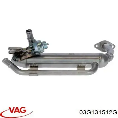 Enfriador de recirculación de gases de escape EGR VAG 03G131512G precio, desde 159,22 EUR