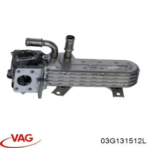 Enfriador de recirculación de gases de escape EGR VAG 03G131512L precio, desde 102,01 EUR