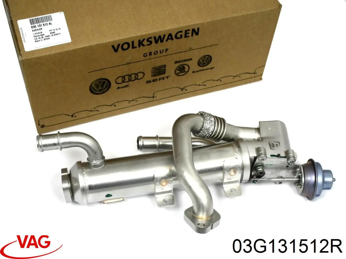 Enfriador de recirculación de gases de escape EGR Engitech ENT520005