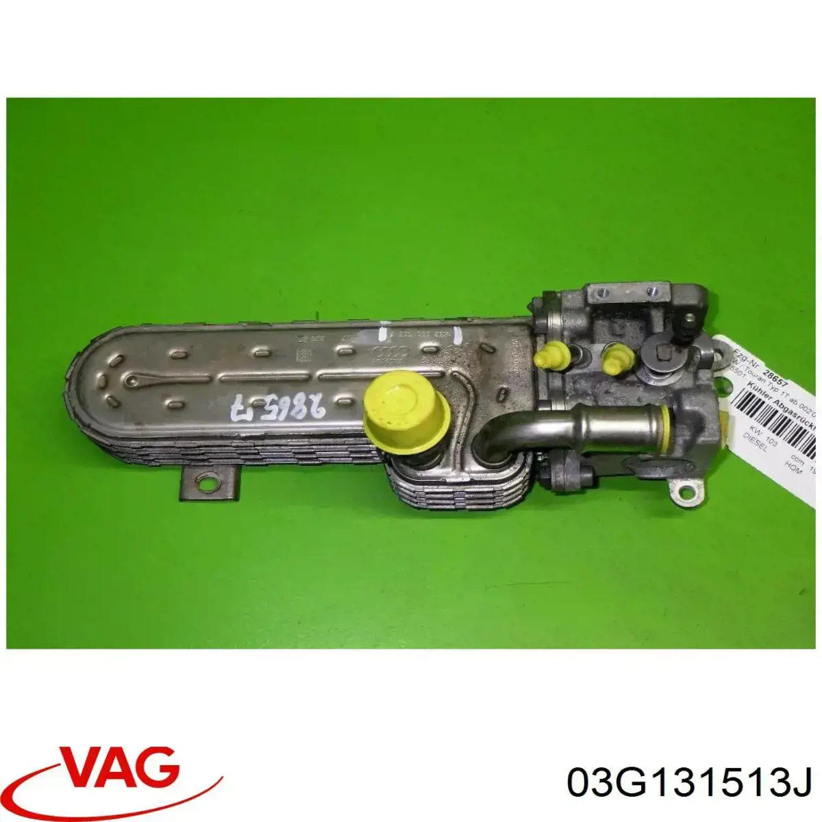 Comprar 03G131513J VAG Enfriador de recirculación de gases de escape EGR