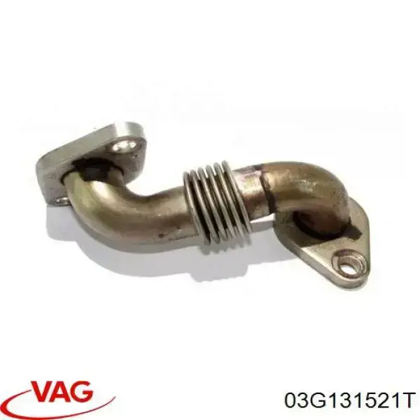 V10640016 Vemo Manguera de radiador EGR, línea de retorno