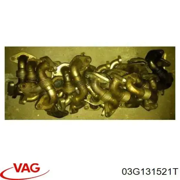 Manguera de radiador EGR, línea de retorno 03G131521T VAG