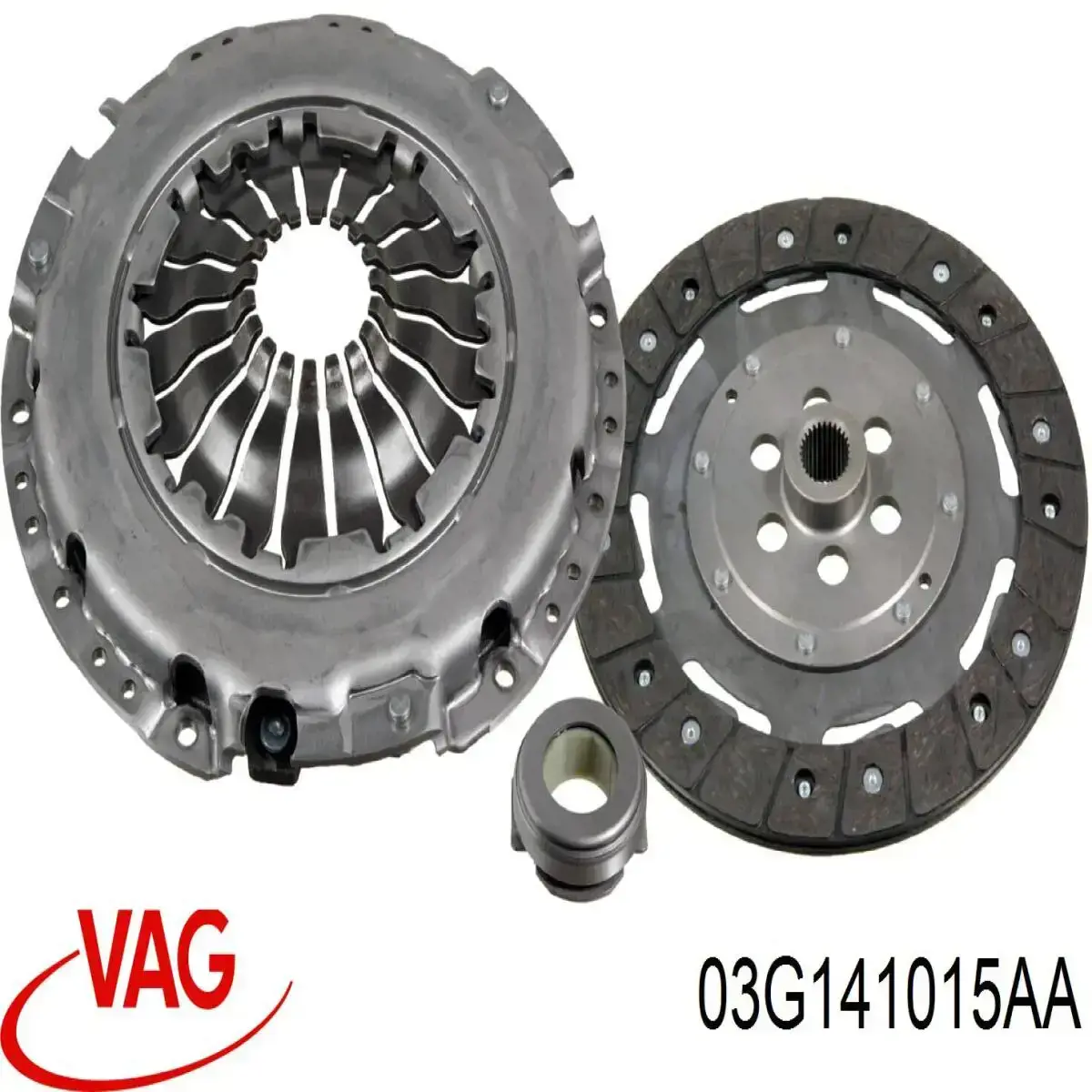 03G141015AA VAG kit de embrague (3 partes)