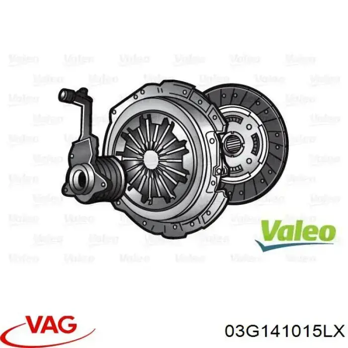 Mecanismo de embrague VAG 03G141015LX precio, desde 127,18 EUR