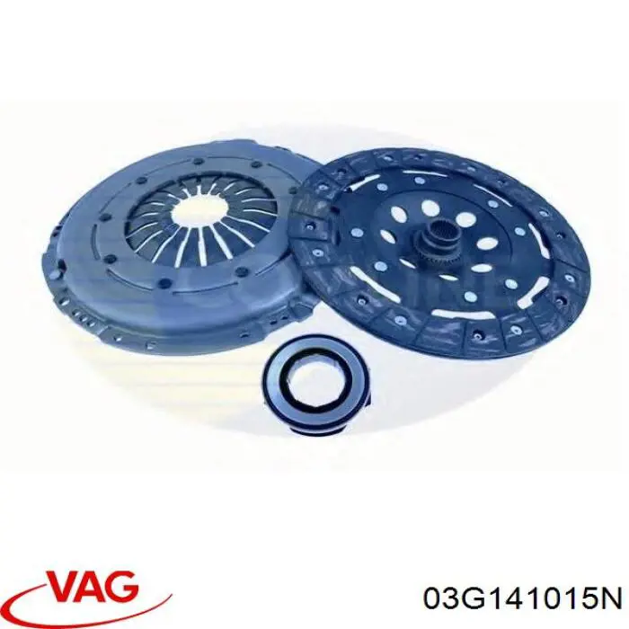 Kit de embrague (3 partes) VAG 03G141015N