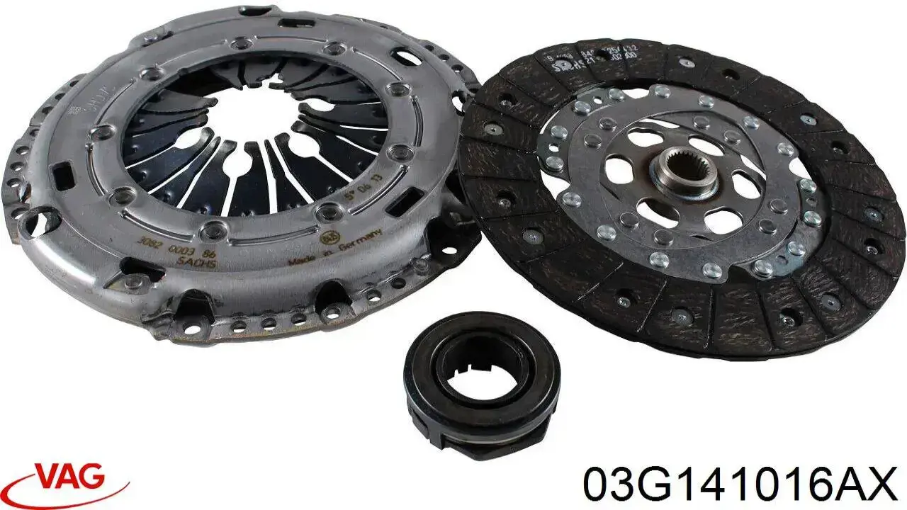 03G141016AX VAG kit de embrague (3 partes)