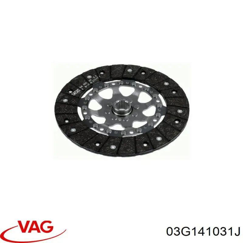 Disco de embrague 1864982001 Sachs