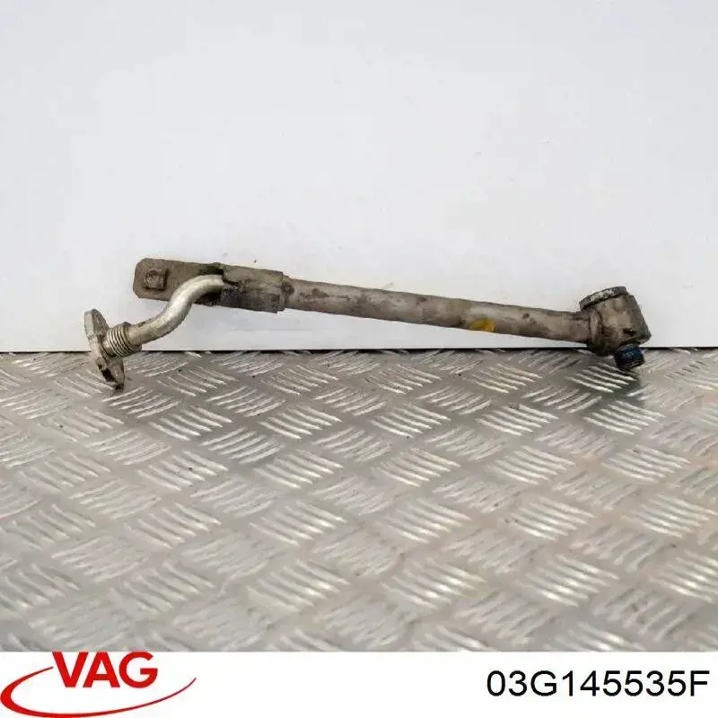 Tubo de drenaje de aceite de turbocompresor VAG 03G145535F