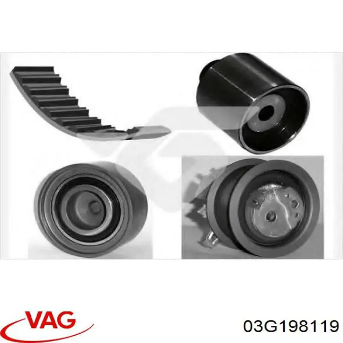 03G198119 VAG Kit correa de distribución