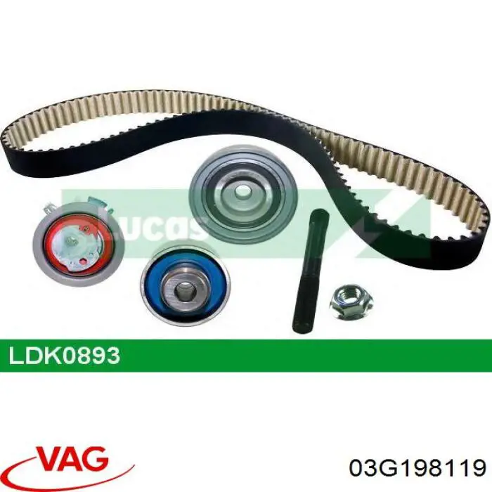 Comprar 03G198119 VAG Kit de correa de distribución