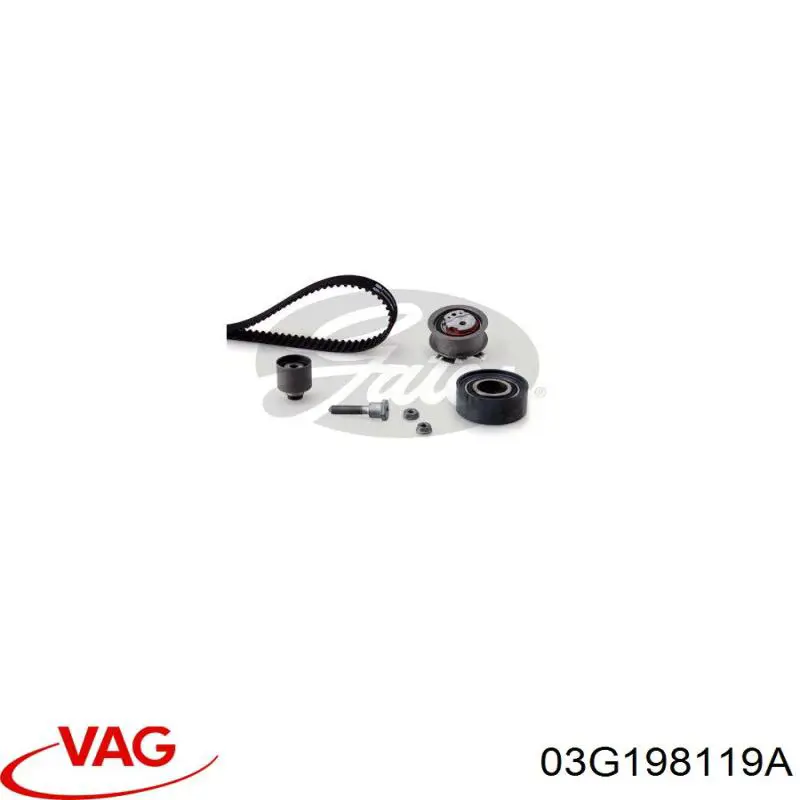 Juego de correas dentadas VAG 03G198119A precio, desde 140,62 EUR