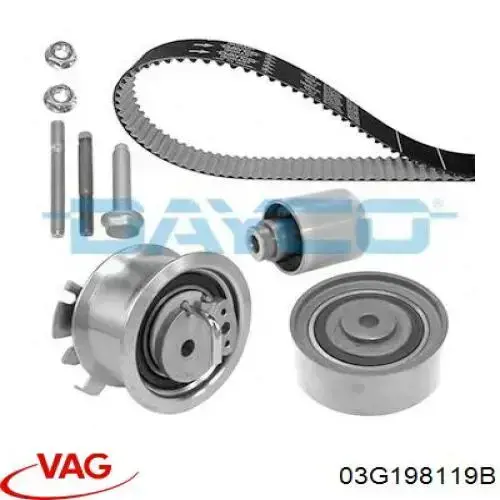 Comprar 03G198119B VAG Kit de correa de distribución