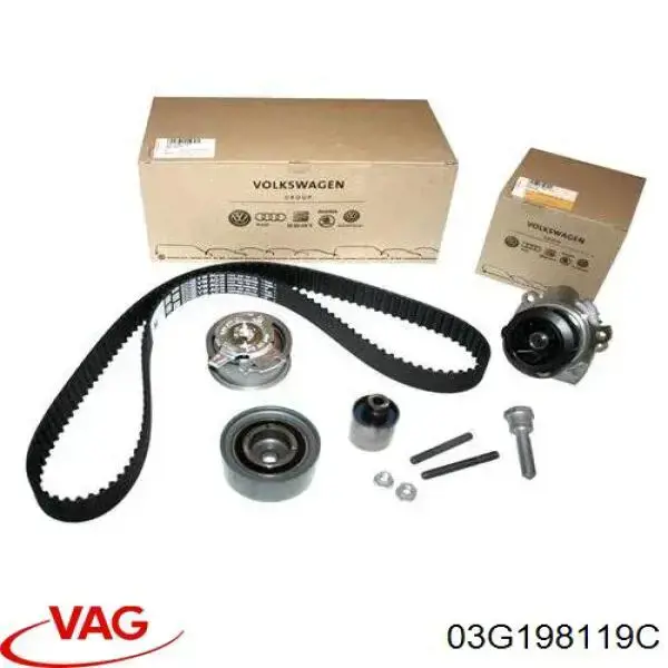 Kit correa de distribución VAG 03G198119C