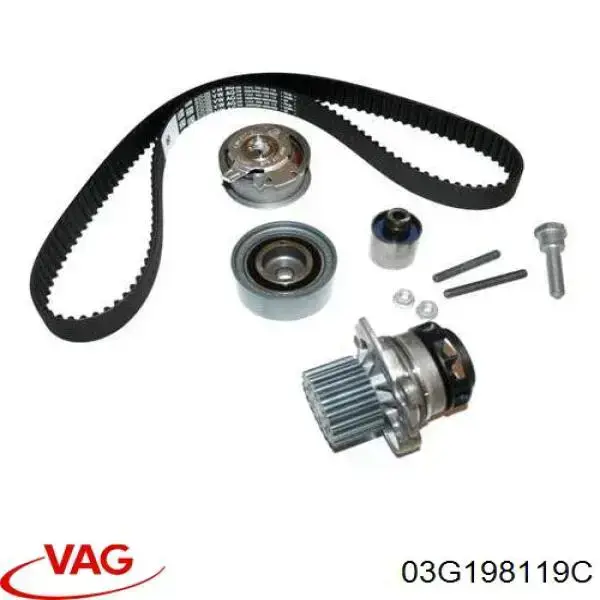 Juego de correas dentadas VAG 03G198119C precio, desde 201,17 EUR